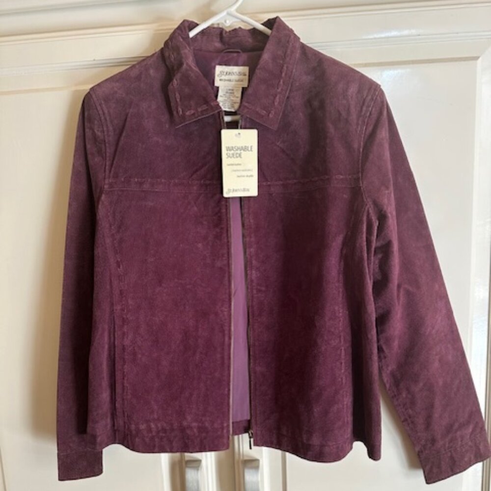 Suede Jacket Size Large - nwt